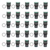25PCS Push Button Switch with Light 16mm Square Self Locking