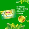 Lipton Lemon Green Tea Bags, Flavored, Unsweetened Teabags for Hot