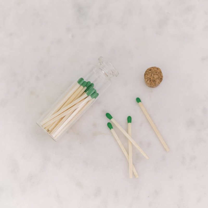River Birch Decorative Matches in a Bottle with Striker -
