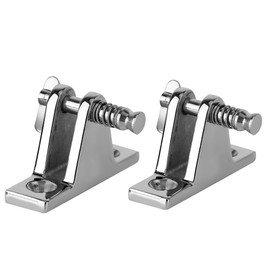 Tissting Pack of 2 Boat Hinge, Transport Hinges Stainless Steel Marine Hardware Top Fittings, Quick Release Deck Hinges Deck Enthusiasts