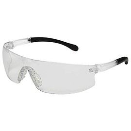 Sellstrom Lightweight, Comfortable Protective Eyewear Safety Glasses, Indoor/Outdoor Lens, Soft Rubberized Temple, Soft Nose Piece (Qty 1), S73631