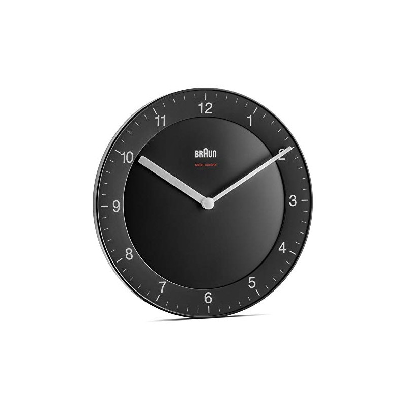 Braun BC06B-DCF Classic Radio-Controlled Wall Clock for Central European Time