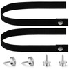 Tallew 2 Sets RV Sliding Door Straps with Button Snap