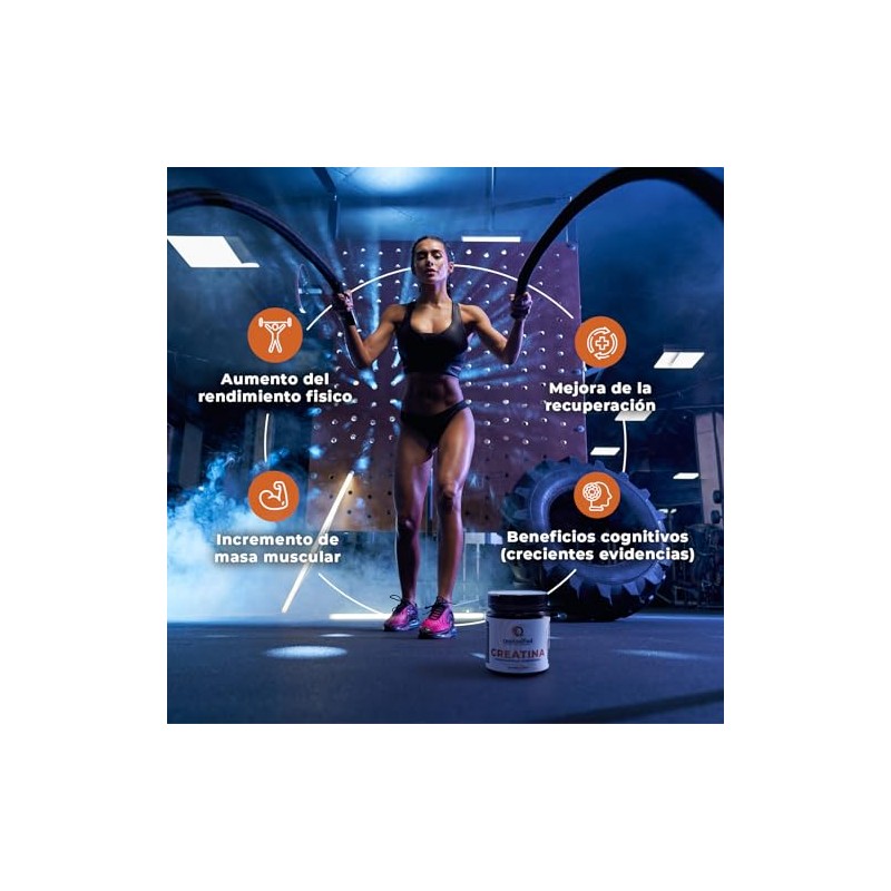 Creatina premium Quetzalfuel | 300g | 60 servicios