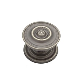 Restore Hardware 2" Sheraton Furniture Drawer Knob Hepplewhite Victorian Federal Cabinet Knob Exact Replica of an Antique Original Solid Brass, Antiqued