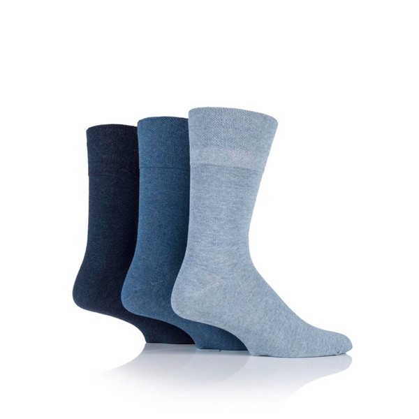 COSHAL® 3 Pairs Men's Diabetic Socks wide easy top soft