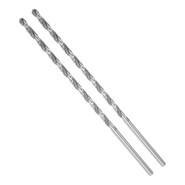 CoCud Twist Drill Bit, Cutting Diameter 0.22 inches (5.5 mm), Shank Diameter 0.22 inches (7.9 cm), Total Length 7.9 inches (7.9 cm), High Speed Steel Blend, Quoxide Extension Straight Job Drill Bit