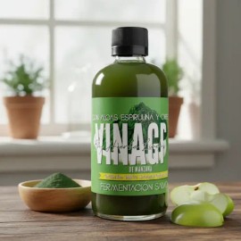 Vinagre De Manzana Con Algas Chorella Y Espirulina 300 Ml                                                                                             