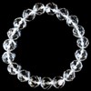 64 Faceted Crystal Bracelet, 0.4 inches (10 mm), Power Stone,