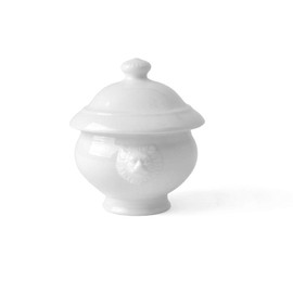 Holst Porzellan LK 045 Lion's Head Terrine 0.50 L with Lid LK 047, White, 13 x 13 x 15 cm