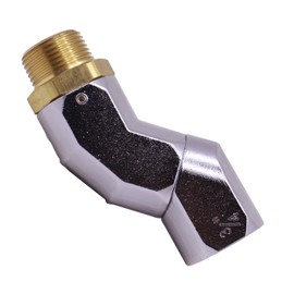 BORRITT 3/4" Inch NPT Green Fuel Nozzle,Automatic Shut Off Heavy Duty W/360° Hose Swivel Gas Fuel Transfer Pump Nozzle,304 13/16" Spout nozzle bushing,Copper Valve,Hook,16 gpm Flow Rate For Gas,Diesel