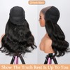 ShowJarlly 20 Inch 9x6 Body Wave Lace Front Wigs Human