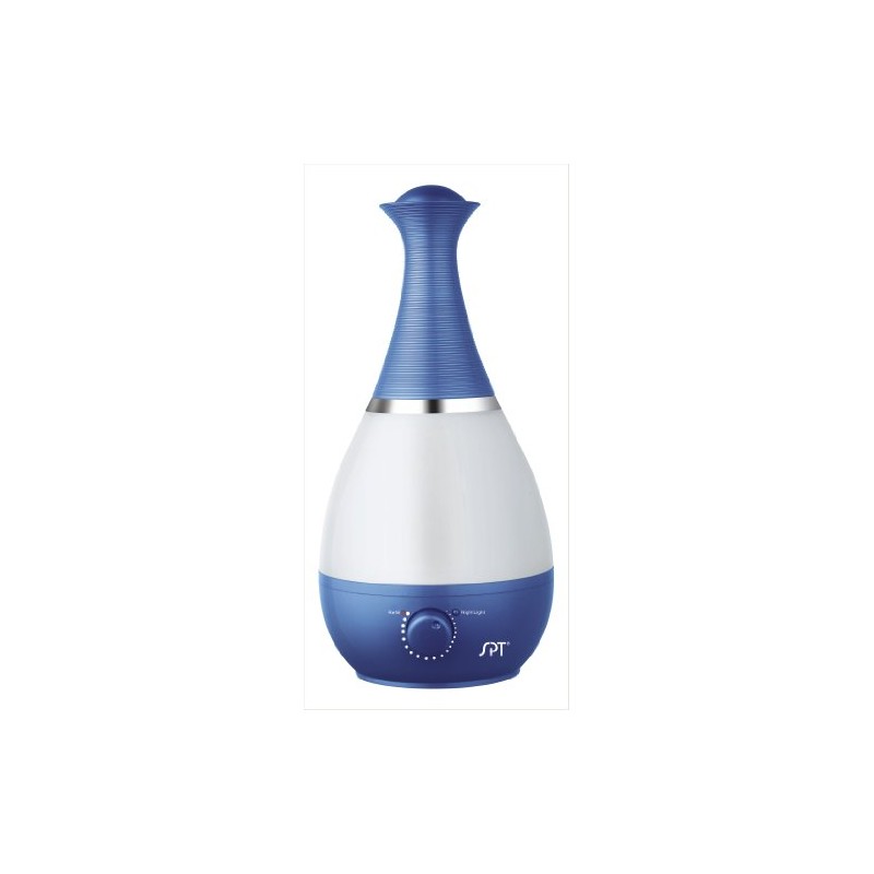 Ultrasonic Humidifier with Frangrance Diffuser and Night Light (Blue)