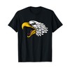 Eagle or Hawk Head Face Cartoon Character T-Shirt