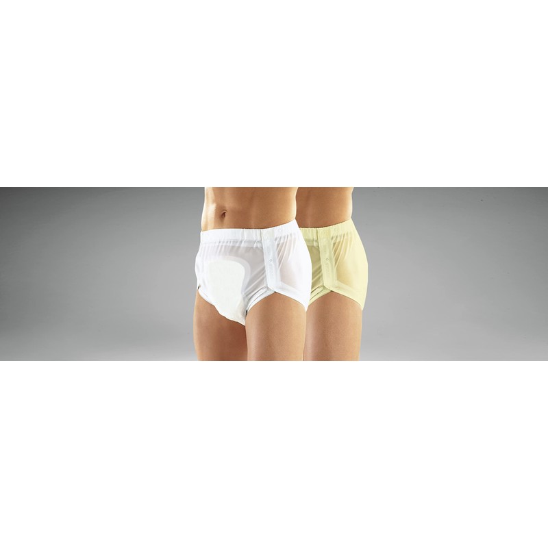 Suprima 1250 Unisex PVC Buttoned Briefs - lavender, size: xl