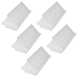Imperial RG1961 Plastic Pop-Up Floor Register, 4 x 12-Inch, White, 5 Count