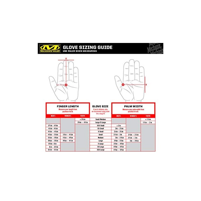 Mechanix Wear - Original Work Gloves (Small, Yellow)