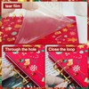 Koqye Festive A5 6-Ring Binder with Christmas Design, Acrylic Cover,