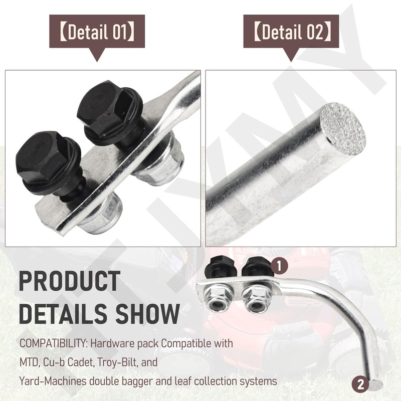 HTJYMY 689-00636 Hardware Pack Bagger Boot Compatible with Cu-b Cadet