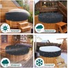 AKEfit Round Hot Tub Cover, 600D Polyester Waterproof for Hot