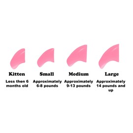Purrdy Paws 6 Month Supply Soft Nail Caps for Cats Soft Pink Small - Extra Adhesives