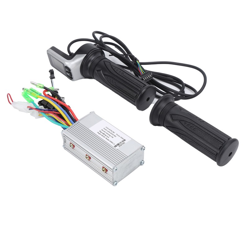 36V/48V 350W Brushless Controller and 124DX LCD Twist Throttle Set