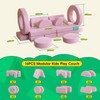 Frolic & Fun 16Pcs Modular Kids Play Couch for Toddlers,