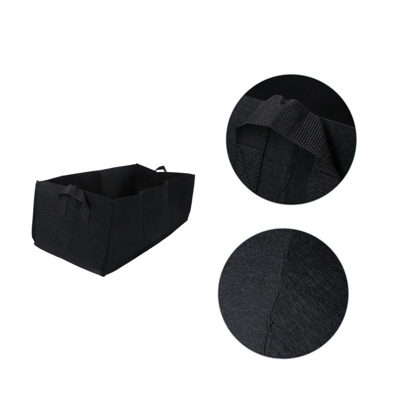 NOLITOY 2pcs Grow Bag Fabric Vegetable Grow Pot Bags Rectangular