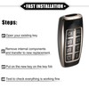 VekAuto Key Fob Cover Compatible for Hyundai, 8 Buttons Soft
