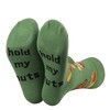 MBMSO Squirrel Socks 2 Pairs Hold My Nuts Socks Funny