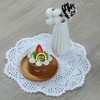 kilofly Crochet Cotton Lace Table Placemats Doilies Value Pack, 4pc,
