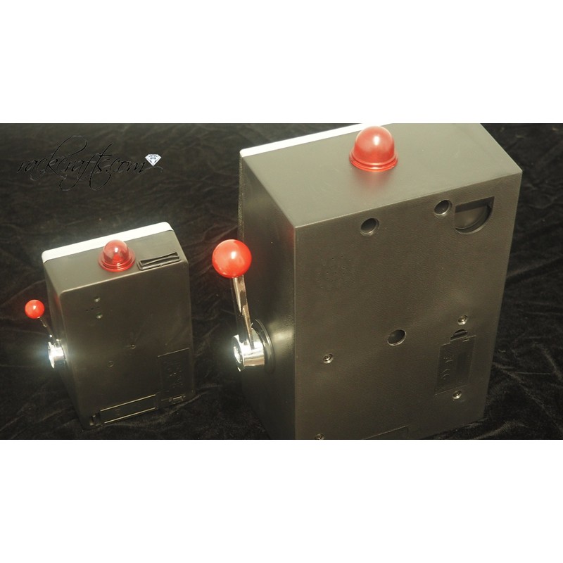 rackcrafts.com Real Mini Slot Machine Las Vegas Coin Bank With