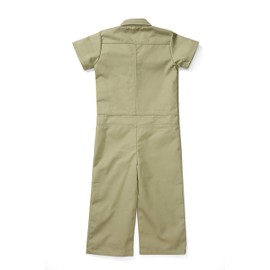 Born to Love Knuckleheads Kids Monkey Coverall Mechanic Photoshoot Overall for Boys & Girls Jumpsuit Baby Outfit (5T, Olive)