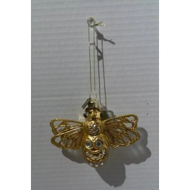 RAZ Imports 3" Plastic Bee Christmas Tree Ornament