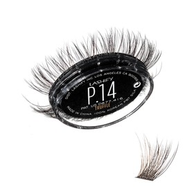 Lashify Plushy 14mm Gossamer Lashes in Truffle Color, Easy DIY False Lashes for a Voluminous Yet Still Natural Look