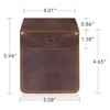 RingSun Genuine Leather Pocket Protector for Men, Durable Pocket Tool