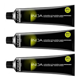 L'Oreal Hair Colour Inoa No. 8 Light Blonde 3 x 60ml No Ammonia