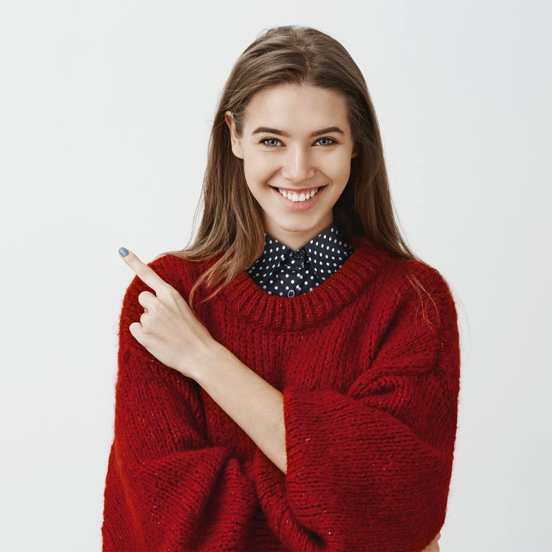 Syhood Women's Fake Collar Detachable Collars Half Shirt Dickey Tops