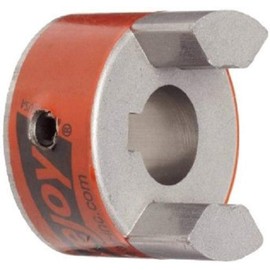Lovejoy 44348 Size L100 Standard Jaw Coupling Hub, Sintered Iron, Inch, 1.375" Bore, 2.54" OD, 0.375" Keyway
