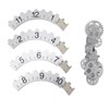 EIMSOAH 3D Moving Gear Clock, Large Gear Clock with Moving
