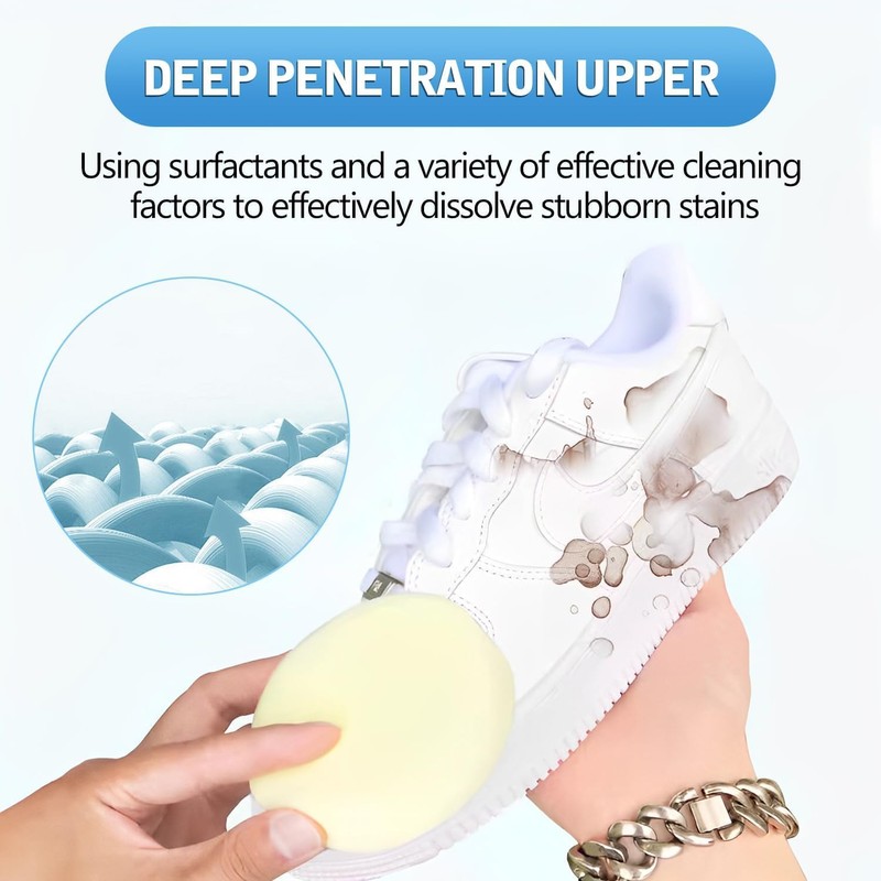 2PCS Multi-Functional Cleaning and Stain Removal Cream,Multi Purpose with Sponge,