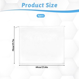 6 Pack Dust Bags for Handbags Silk Dust Cover Bag Storage Bag Travel Storage Pouch Dustproof Drawstring Bag for Purses Pocketbooks Shoes Boots