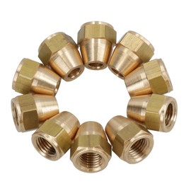 AB Tools Brass Brake Pipe Fittings 7/16" x 20 UNF Female 10 PACK for 1/4" Pipe FL16