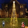 Ollny Christmas Tree Lights, 6FT 170 LED Warm White Outdoor