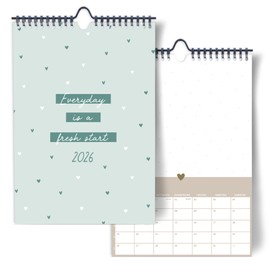 Craft Calendar 2026 to Design Yourself, DIY Photo Calendar for Photos, DIN A4, Wall Calendar to Design Yourself, Discover Now and Customise