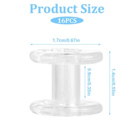 16 Pcs Blind Retainer Spools for Rv Daily Night Blinds Pleated Shade Hold Downs Spool Tensioner Blinds Cord Retainer Spool Hardware Cord Retainer Spool Pleated Shade Hold Downs Spool Rv Pleated Shade