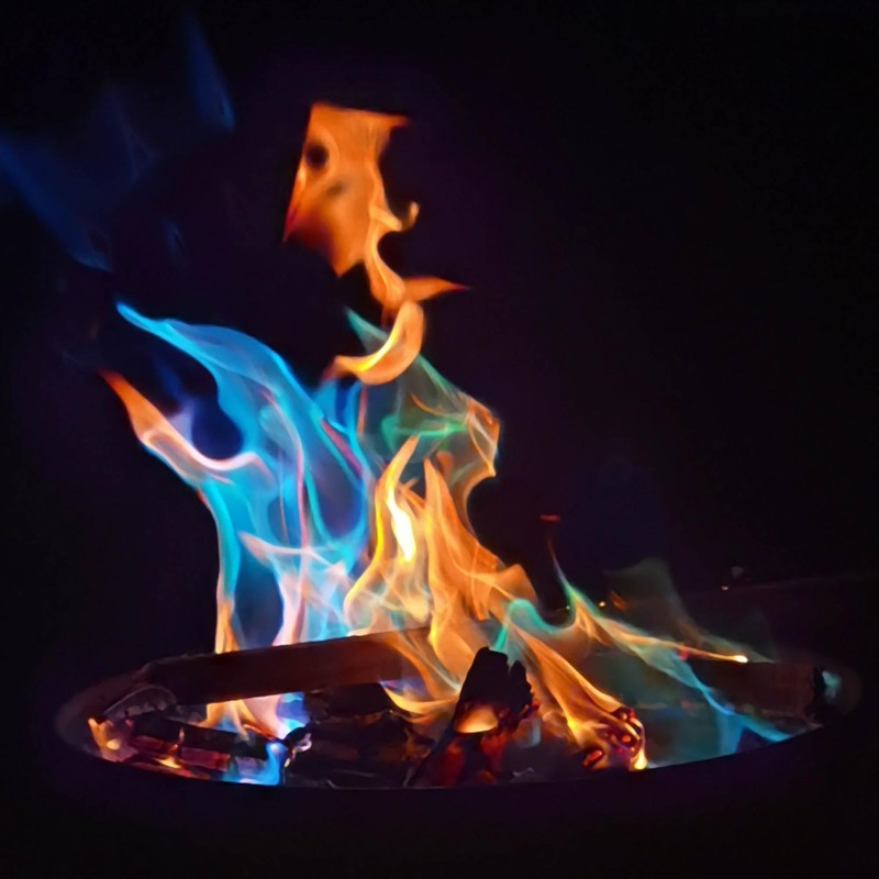 Phoenix Powder 250 g Fire Powder; Colourful Fire for Fireplace,