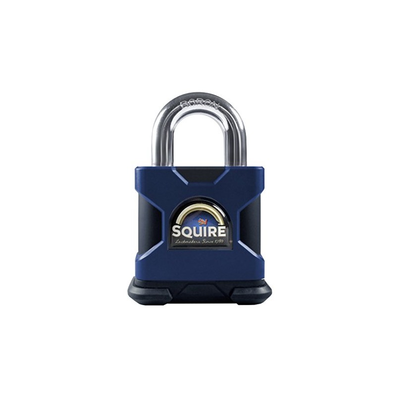 Henry Squire Stronghold P5 Cylinder Open Shackle Steel Padlock, 50