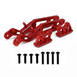 RCAWD Aluminum Rear Wing Mount Set for 1/8 Arrma Typhon 6S BLX,Outcast 6S BLX,Kraton 6S BLX,Notorious 6S BLX,Talion 6S BLX, Hops Up Upgrades Part,Replace AR320347(Red)