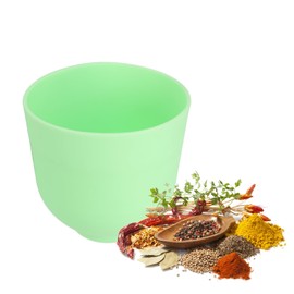 Cuenco para Mezclar, Cuenco para Mezclar Facial, Cuenco para Mezclar Silicona de Bricolaje, Cuenco de Color Puro para Máscara Facial, Herramienta de Belleza Cosmética (Verde)